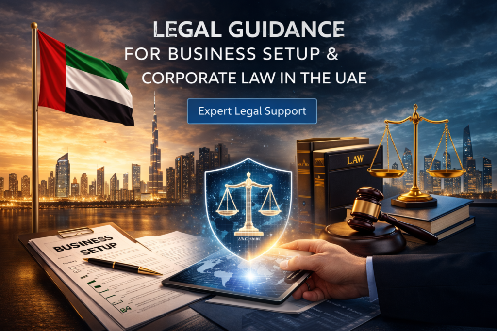 Professional legal guidance for business setup and corporate compliance in the UAE