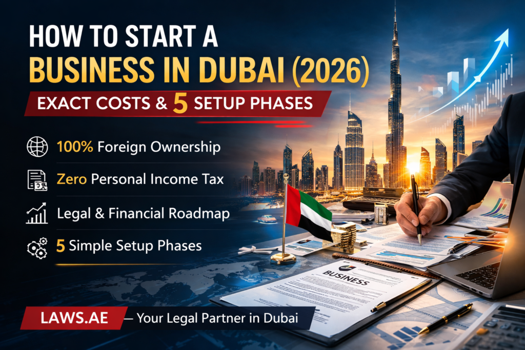How to Start a Business in Dubai (2026): Exact Costs & 5 Setup Phases