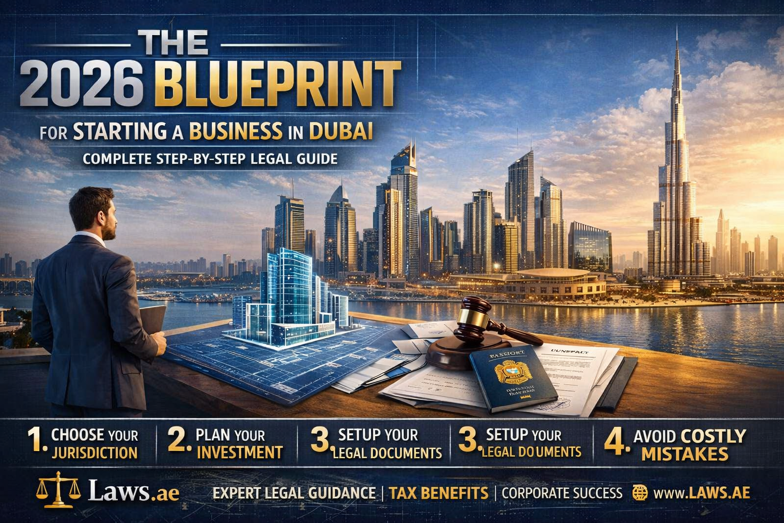 The 2026 Blueprint for Starting a Business in Dubai: Complete Legal Guide by Laws.ae