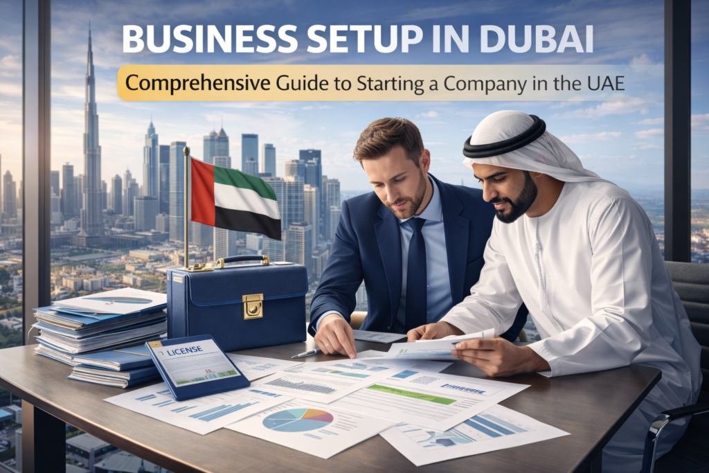 Starting business in Dubai company license and legal registration process UAE