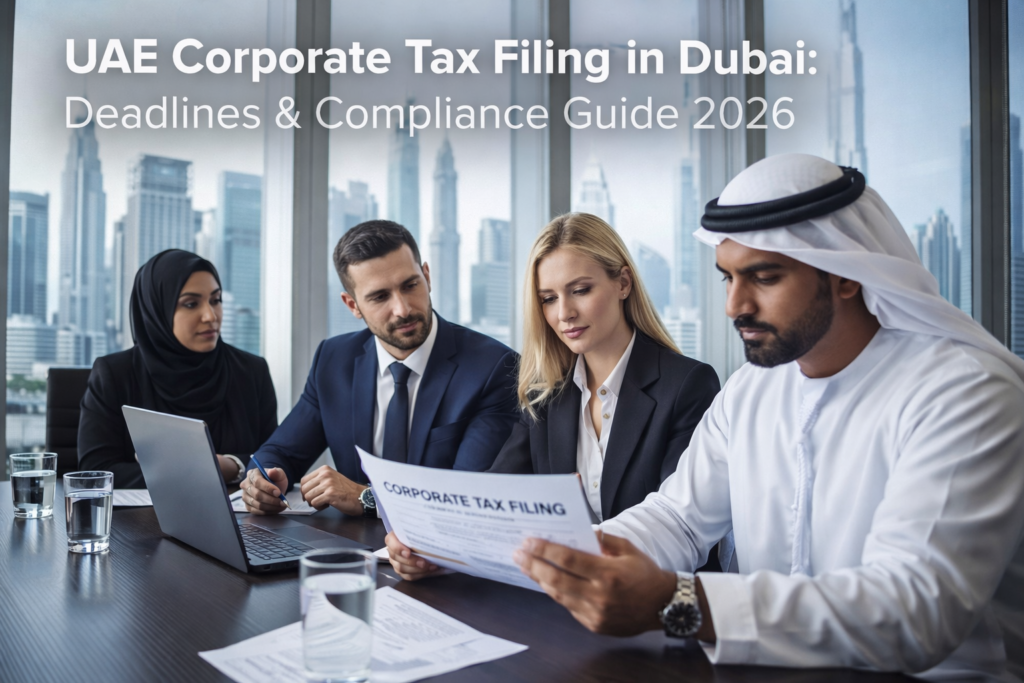 UAE Corporate Tax Filing in Dubai: Deadlines, Requirements, and Compliance Guide for Businesses (2026)