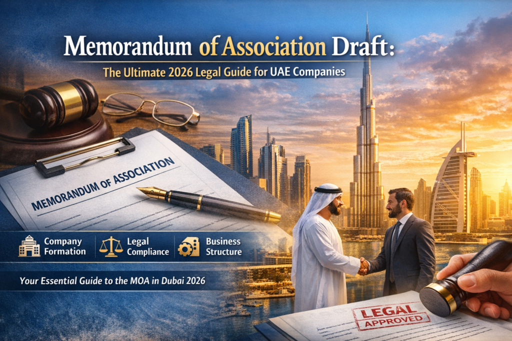 Memorandum of Association Draft: The Ultimate 2026 Legal Guide for UAE Companies