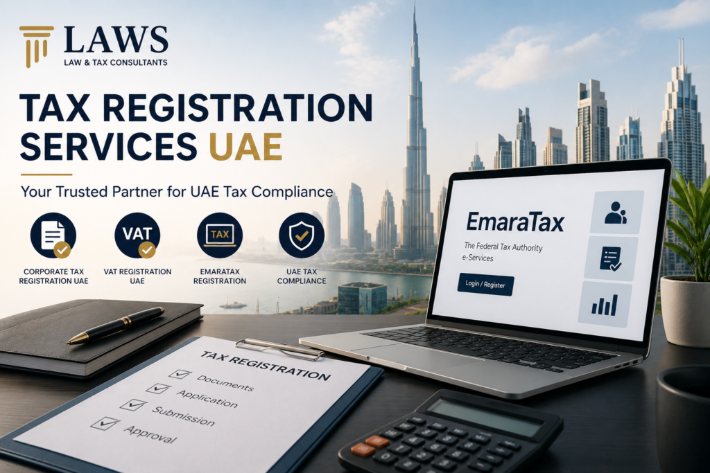 Tax Registration Services UAE: Complete Guide to Corporate Tax & VAT Compliance – LAWS