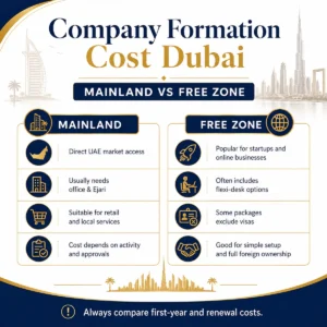What Determines the Company Formation Cost in Dubai?