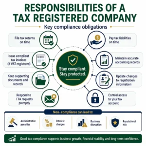 Responsibilities of a Tax Registered Company