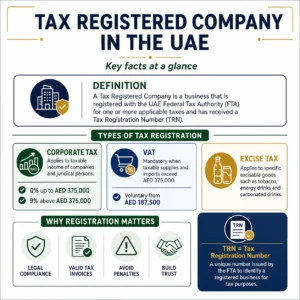 Types of Tax Registration for UAE Companies